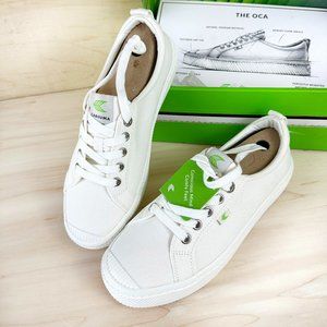 NIB Cariuma OCA Off-White low canvas sneakers Unisex Sustainable 8, 8.5